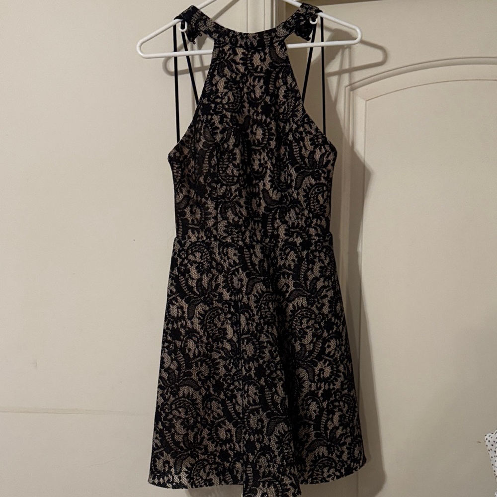 Elegant Black Lace Dress